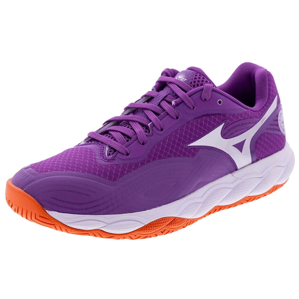 Mizuno Women's Wave Enforce Court 2 AC Tennis Shoes Dahlia/Galaxy Silver