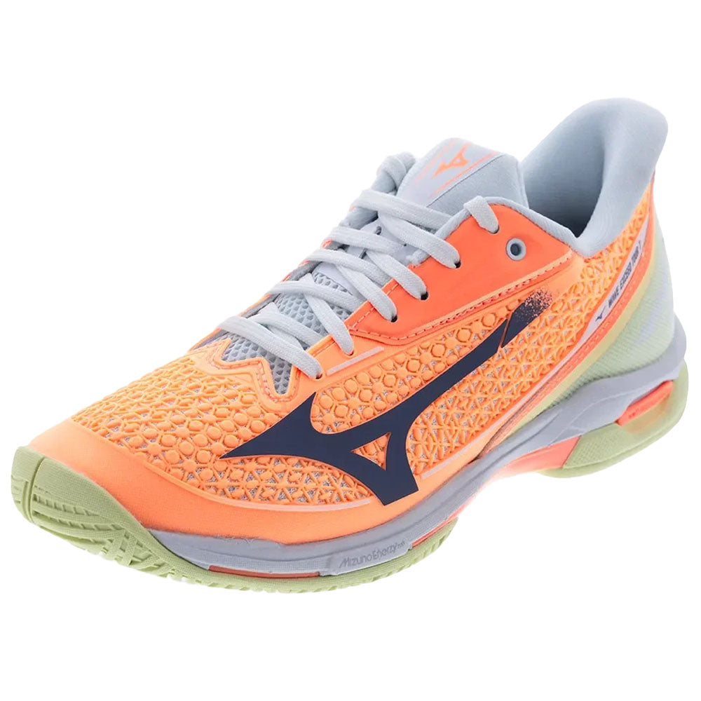 Mizuno Women's Wave Exceed Tour 7 AC Tennis Shoes Flamingo Coral/Wild Wind