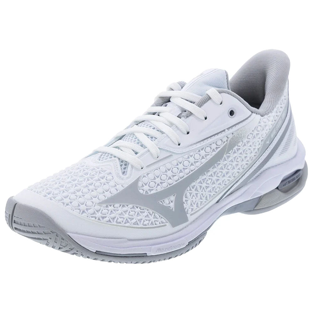 Mizuno Women's Wave Exceed Tour 7 AC Tennis Shoes White/Harbor Mist