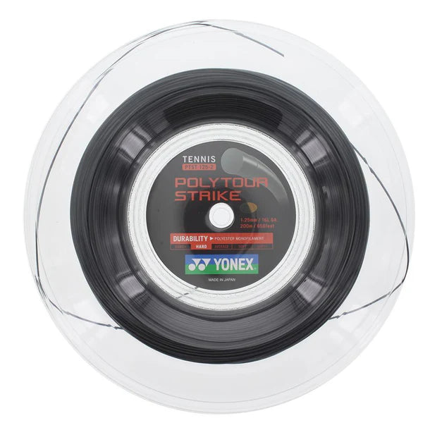Yonex POLYTOUR STRIKE 16L Tennis String Reel Black