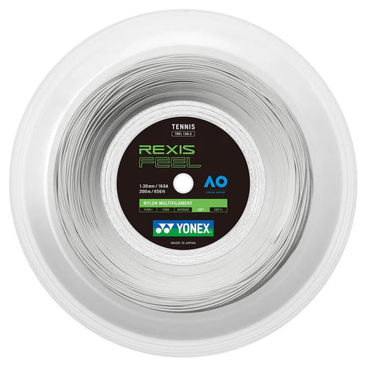 Yonex Rexis Feel 16G  Tennis String Reel , White