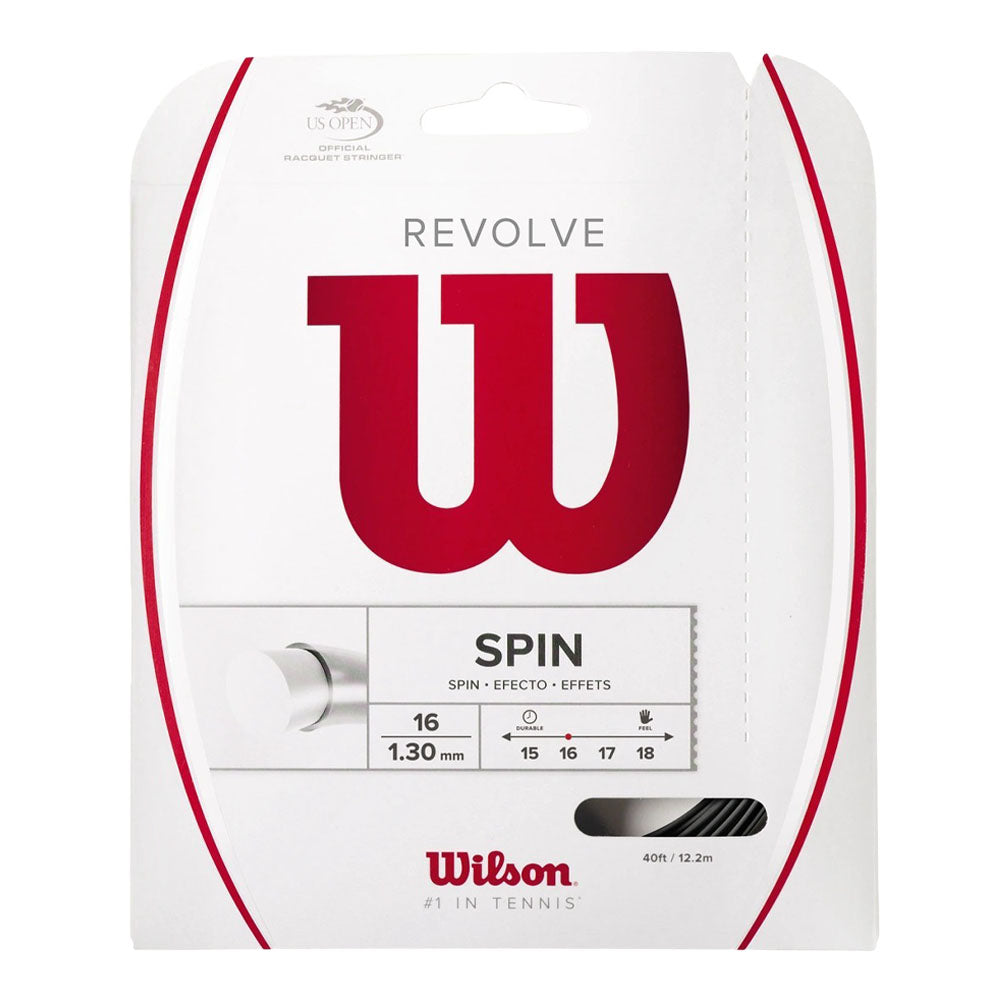 Wilson Revolve 16G Tennis String - Black