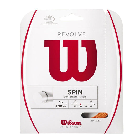 Wilson Revolve 16G Tennis String - Orange