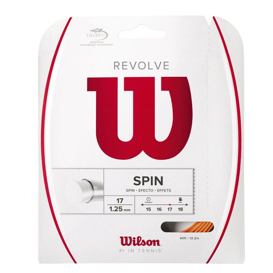 Wilson Revolve 17G Tennis String - Orange