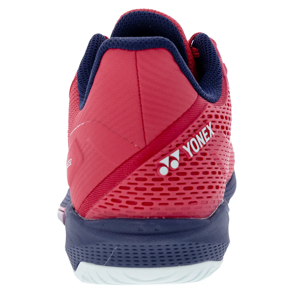 Yonex Men`s Power Cushion AD-ACCEL All Court Tennis Shoes Sunset Red