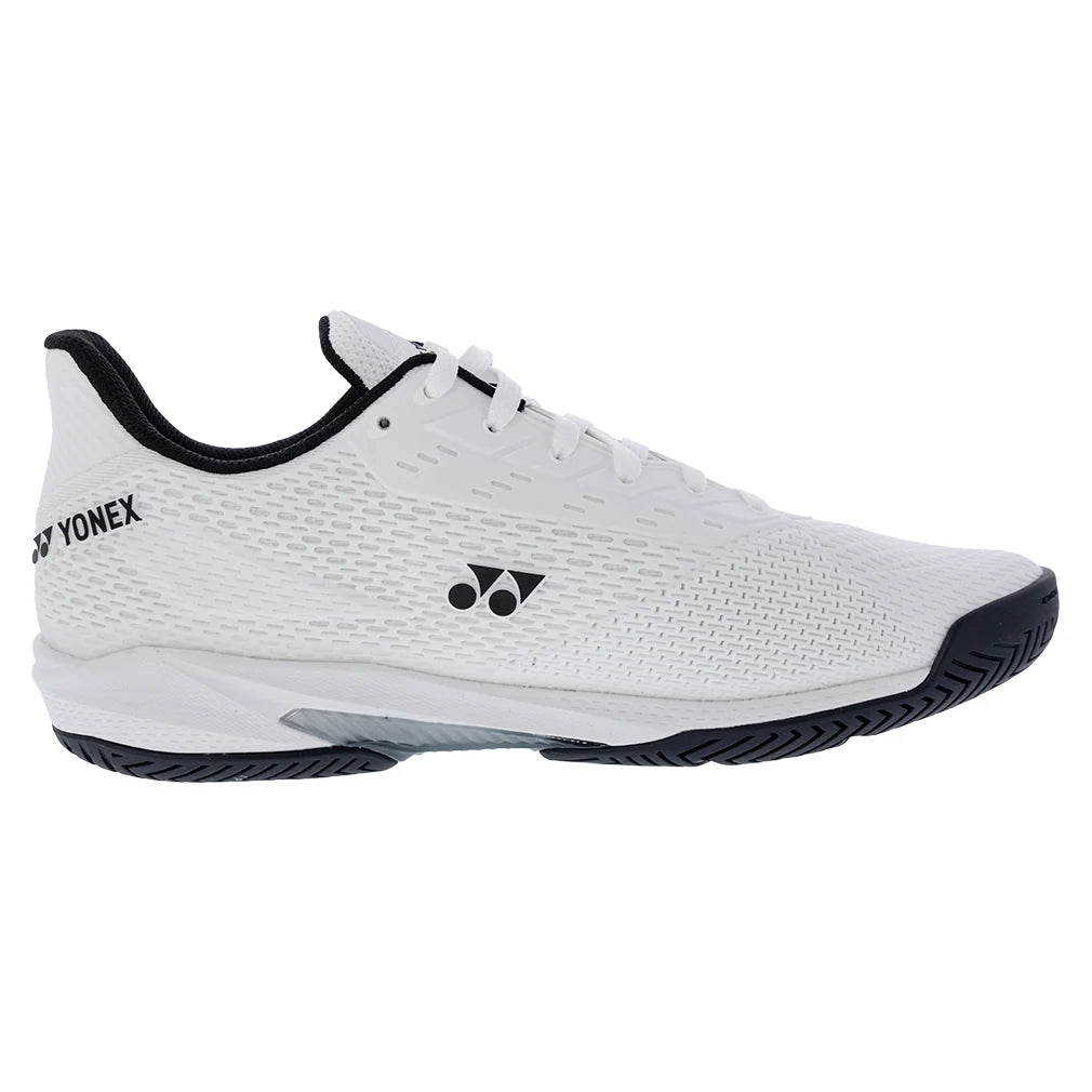Yonex Men`s Power Cushion AD-Accel All Court Tennis Shoes White and Black