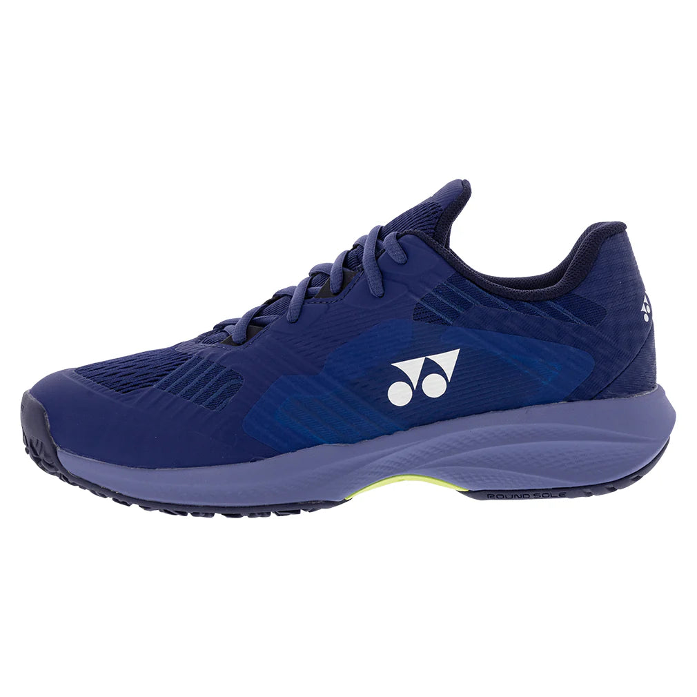 Yonex Men`s Power Cushion SONICAGE 3 Clay Tennis Shoes Navy Blue