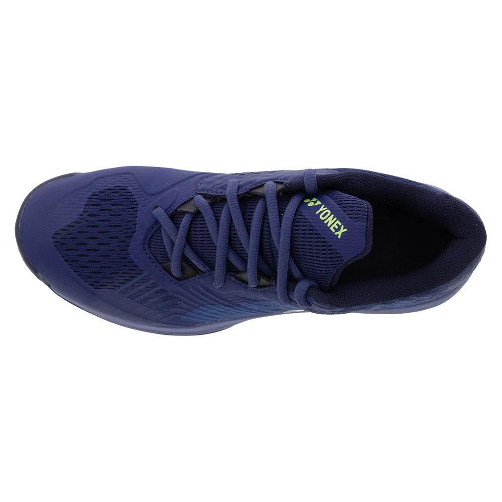 Yonex Men`s Power Cushion SONICAGE 3 Clay Tennis Shoes Navy Blue