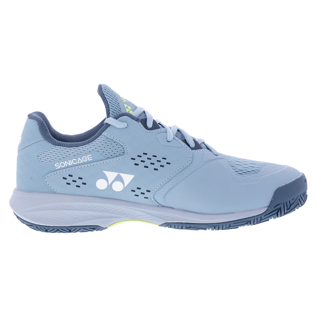 Yonex Men`s Power Cushion SONICAGE 3 Wide Tennis Shoes Grayish Blue
