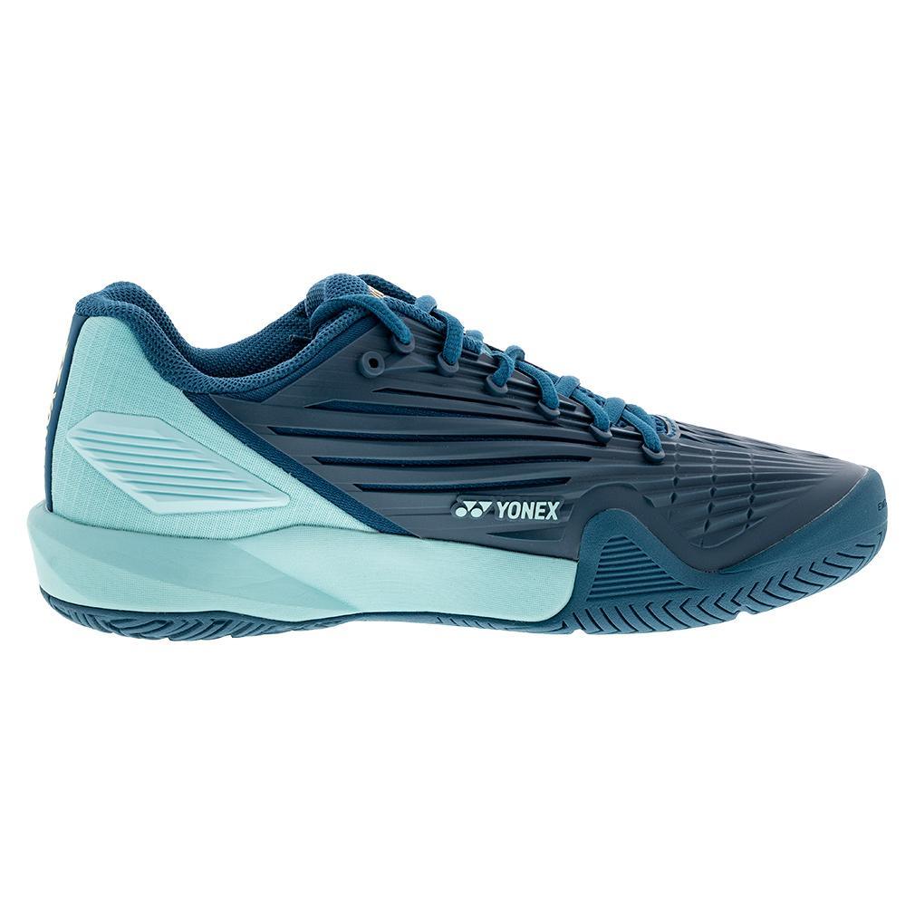Yonex Men's Eclipsion 5 Tennis Shoes Blue and Green