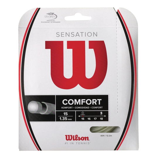Wilson Sensation 15G Tennis String - natural