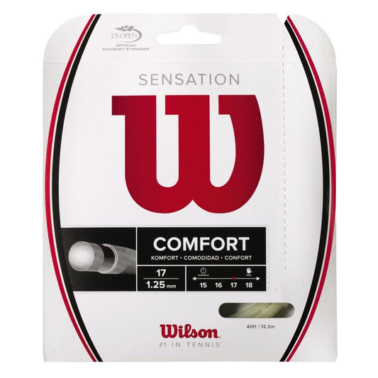 Wilson Sensation 17G Tennis String - Natural