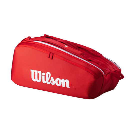 Wilson Super Tour Red 9 Pack Bag