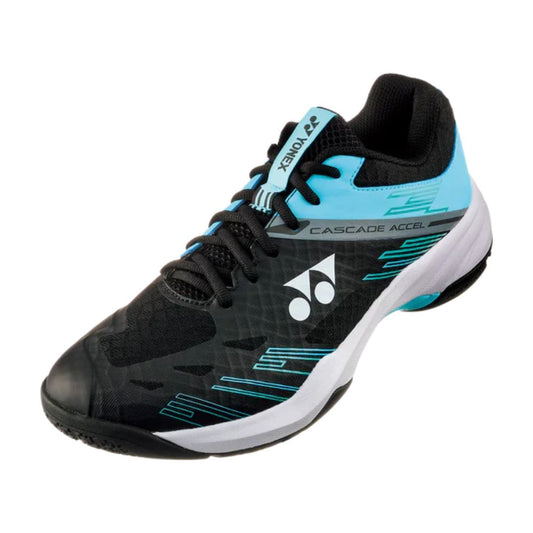 Yonex PC Cascade Accel (Wide) Black / Ice Blue Badminton Court Shoes - 2025