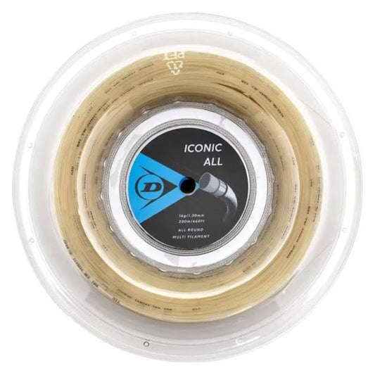 Dunlop Iconic All 16G Tennis String Reel Natural