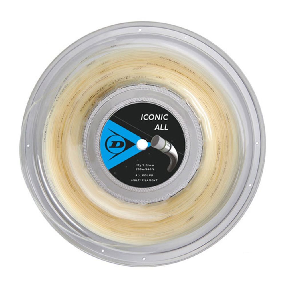 Dunlop Iconic All 17G Tennis String Reel Natural
