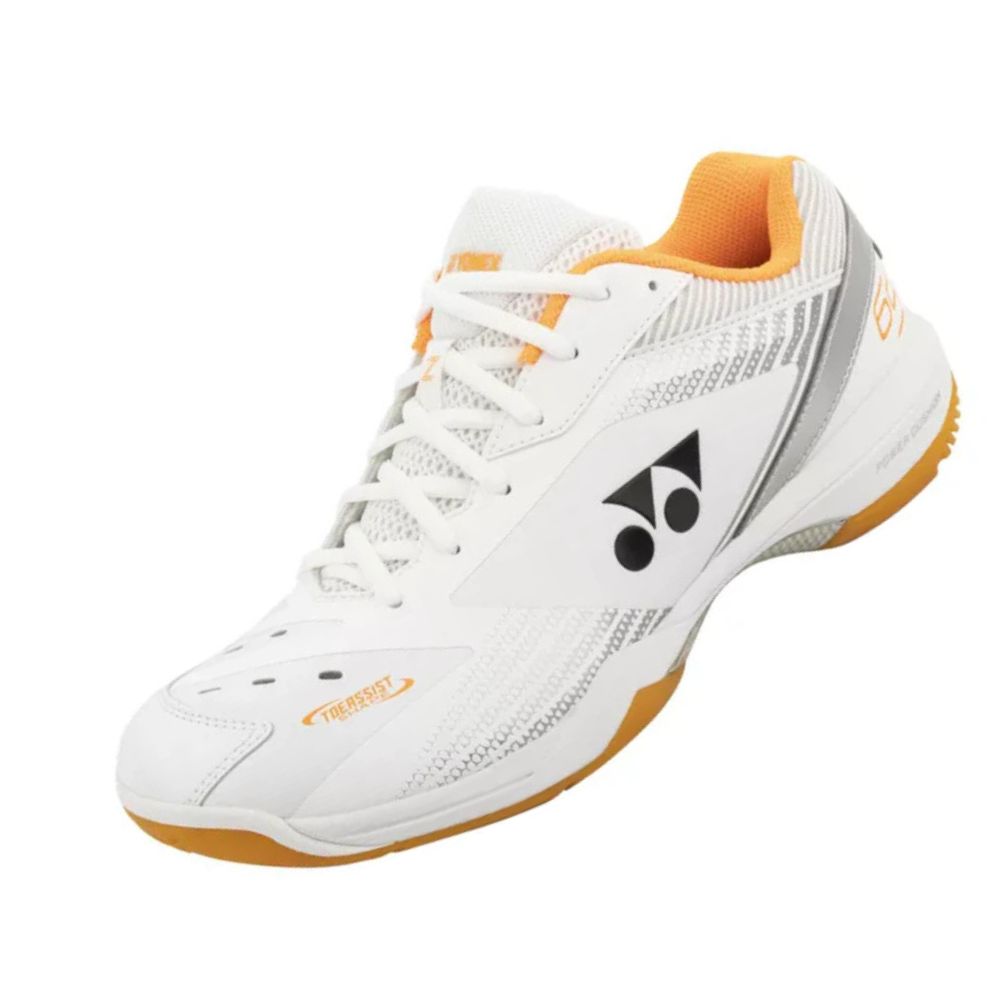 Yonex Power Cushion PC 65Z3 (Wide) Badminton Shoe (White/Orange)