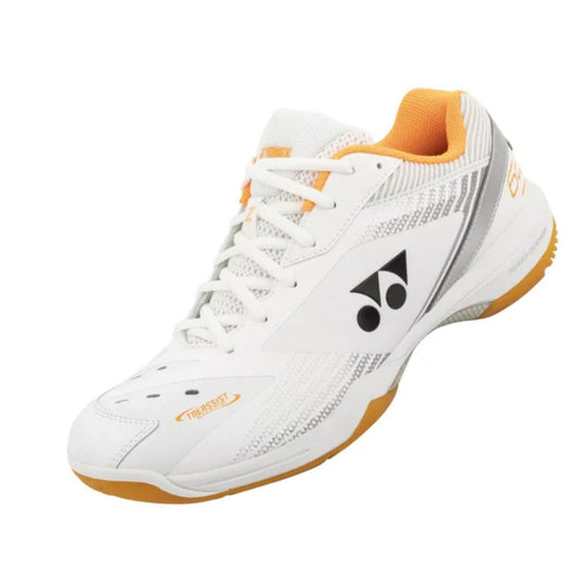 Yonex Power Cushion PC 65Z3 (Wide) Badminton Shoe (White/Orange)