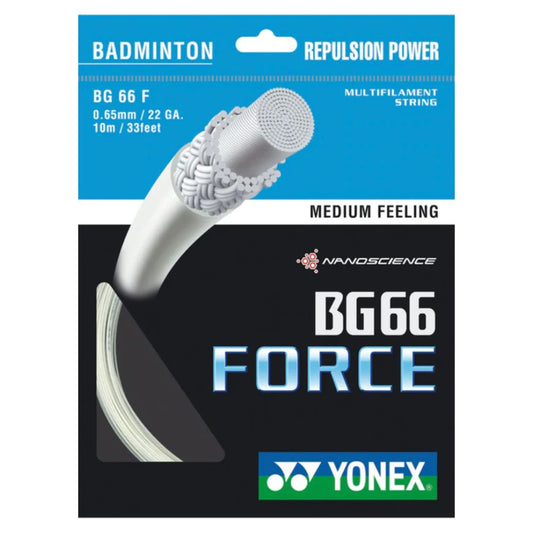 Yonex BG 66 Force Badminton String (White)