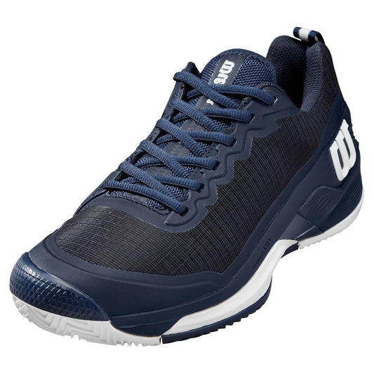 Wilson Men`s Rush Pro 4.5 Clay Tennis Shoes Navy Blazer