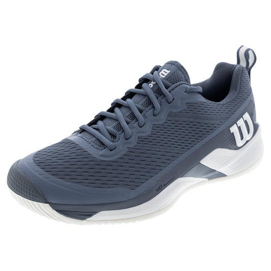 Wilson Men`s Rush Pro 4.5 Tennis Shoes China Blue and White