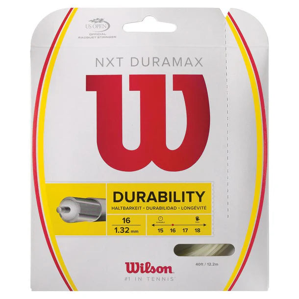 Wilson NXT Duramax 16G Tennis String Natural