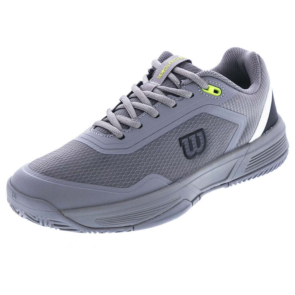 Wilson Men's COURTGLIDE Tennis Shoes Titanium/Black