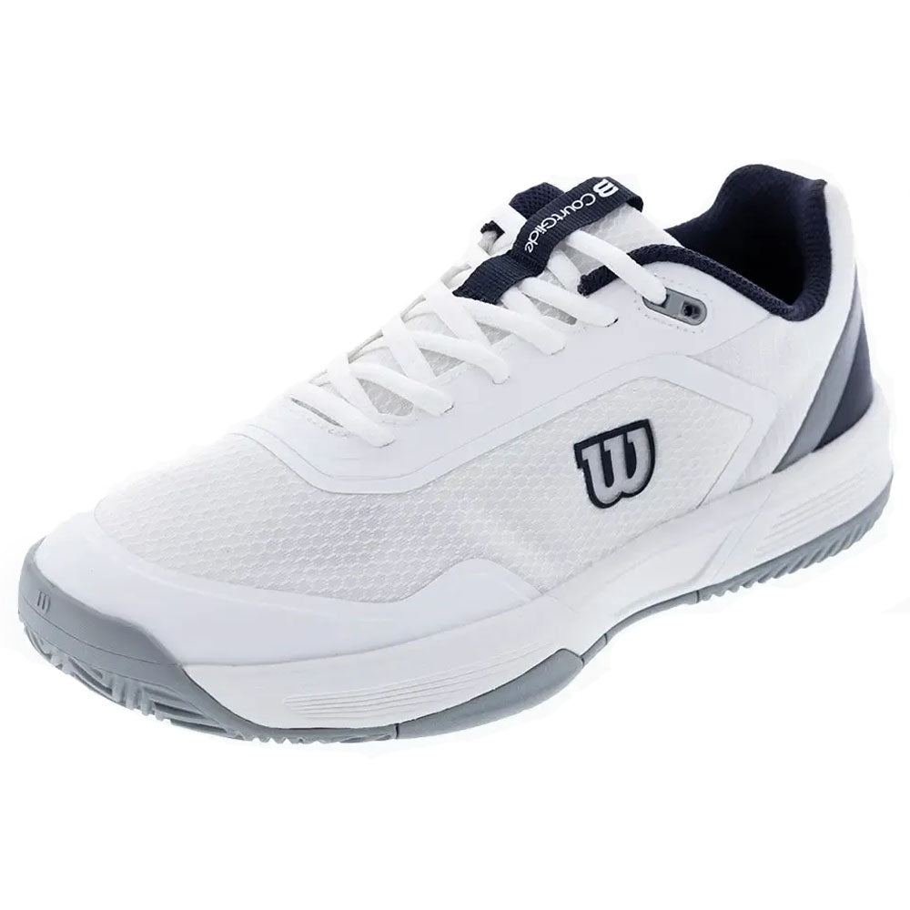 Wilson Men's CourtGlide Tennis Shoes White/Navy Blazer