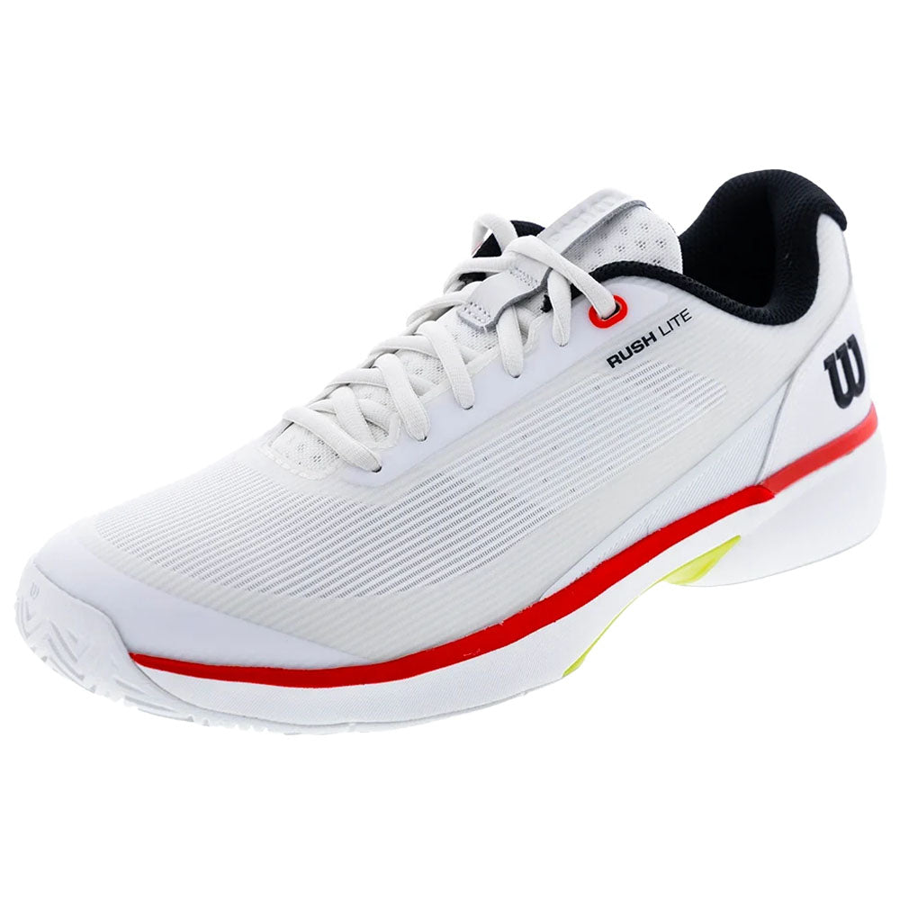 Wilson Men's Rush Lite 5 Tennis Shoes White/Black