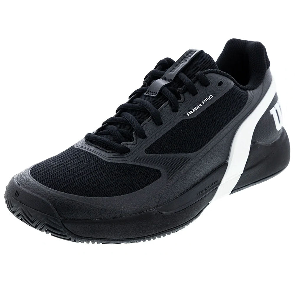 Wilson Men's Rush Pro 5 Tennis Shoes Black/White