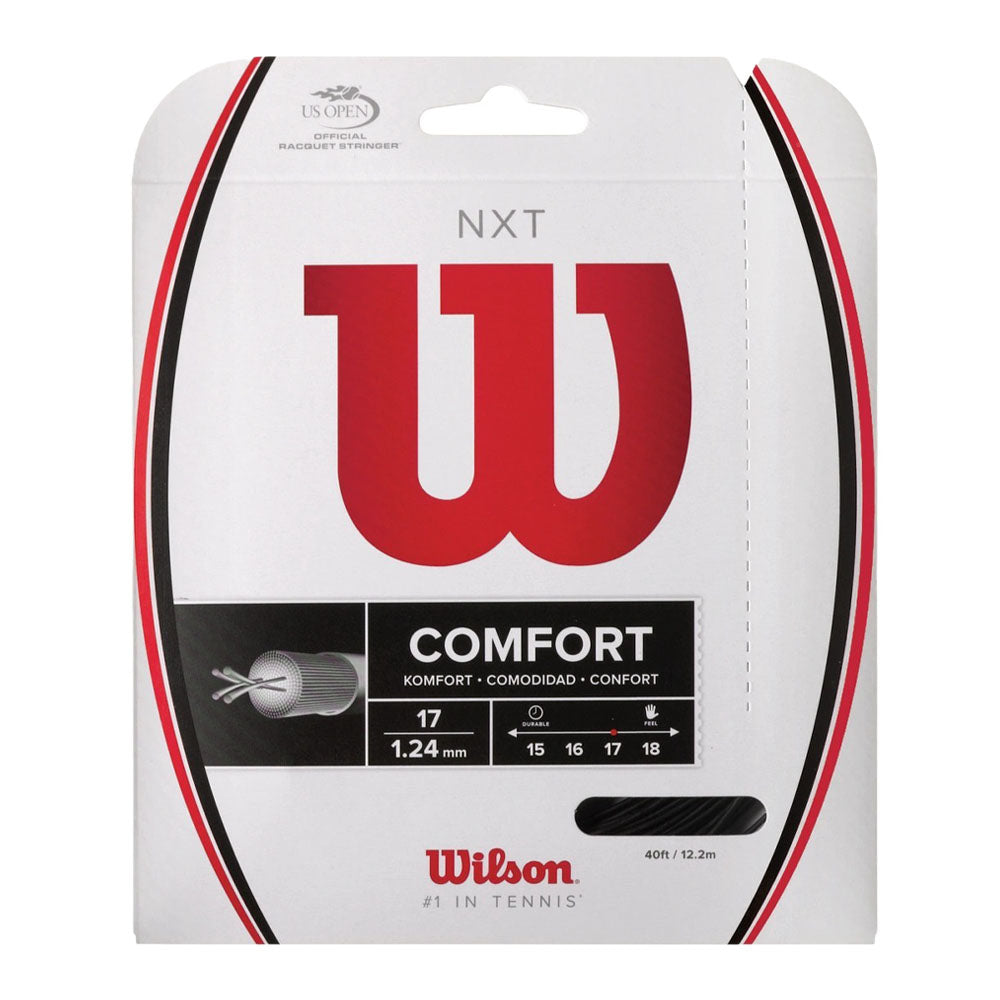 Wilson NXT 17G Tennis String - Black
