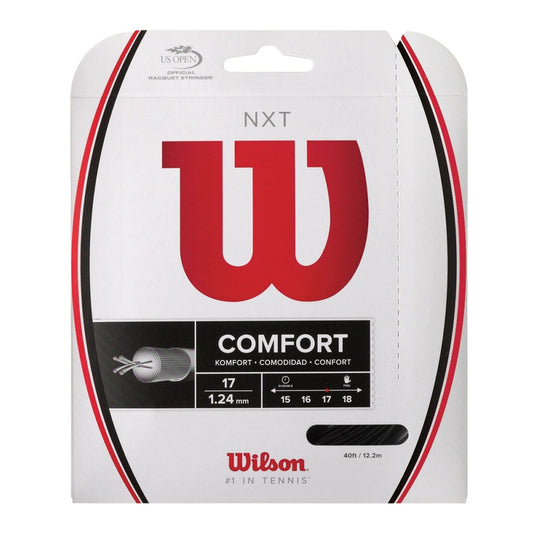 Wilson NXT 17G Tennis String - Black