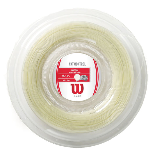 Wilson NXT Control 16G Tennis String - 200m Reel - Natural