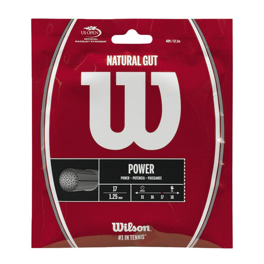 Wilson Natural Gut 17G Tennis String – Natural