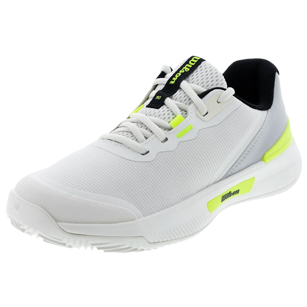 Wilson Women's CLAY Court Intrigue Pro Tennis Shoes Snow White/Titanium