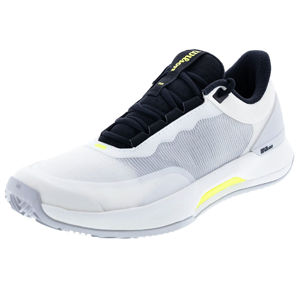 Wilson Women's CLAY Court Intrigue Tour Tennis Shoes Snow White/Titanium