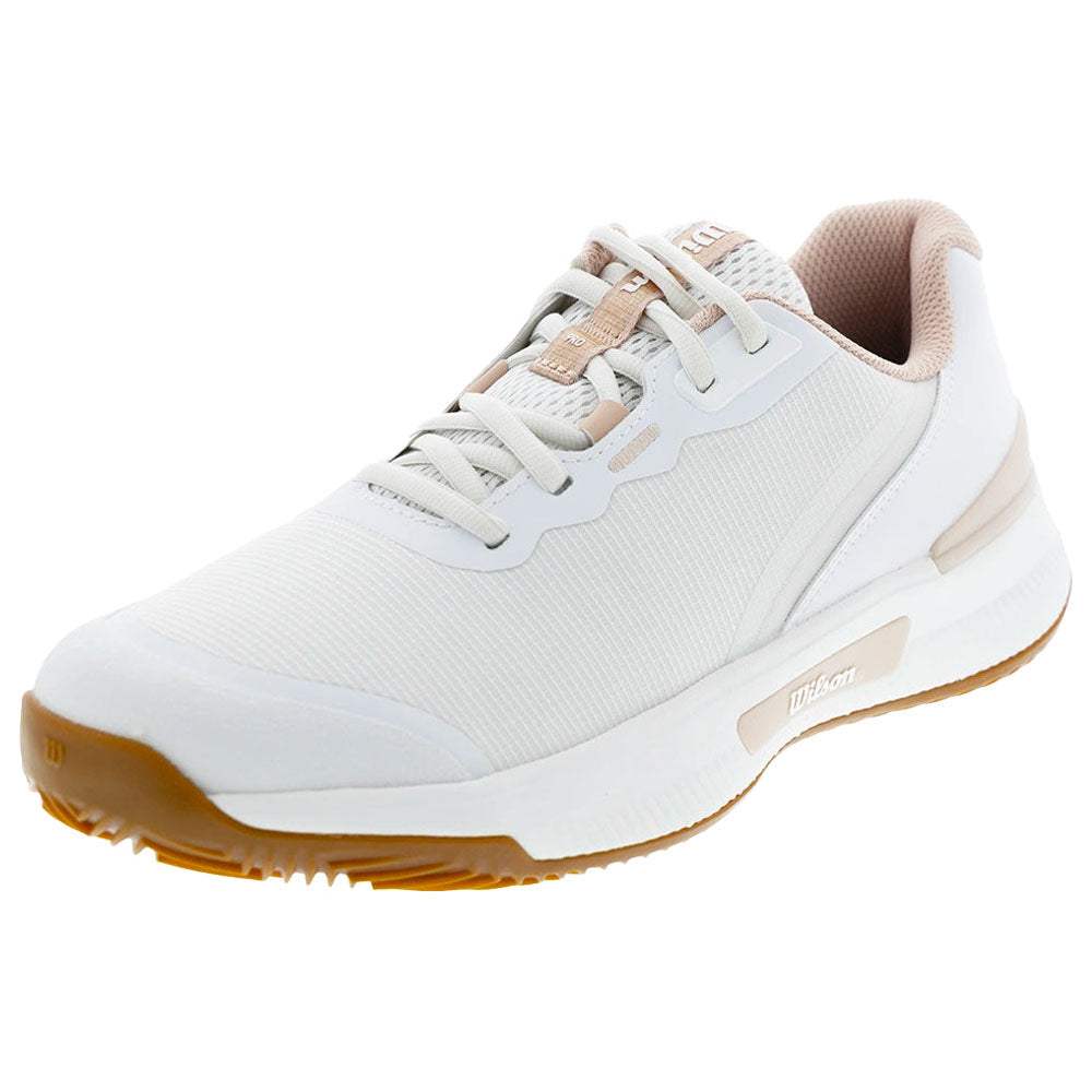 Wilson Women's Intrigue Pro Clay Tennis Shoes White/Cameo Rose