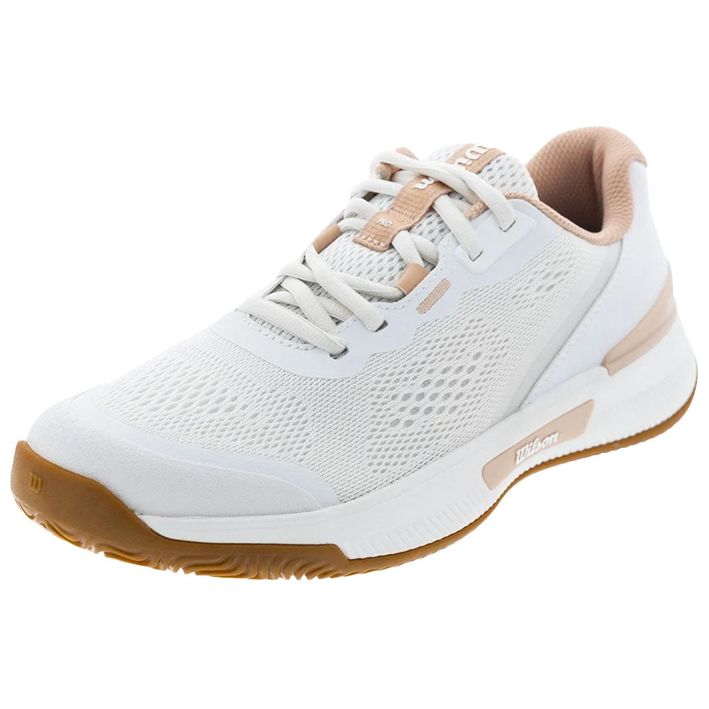 Wilson Women's Intrigue Pro Tennis Shoes White/Cameo Rose