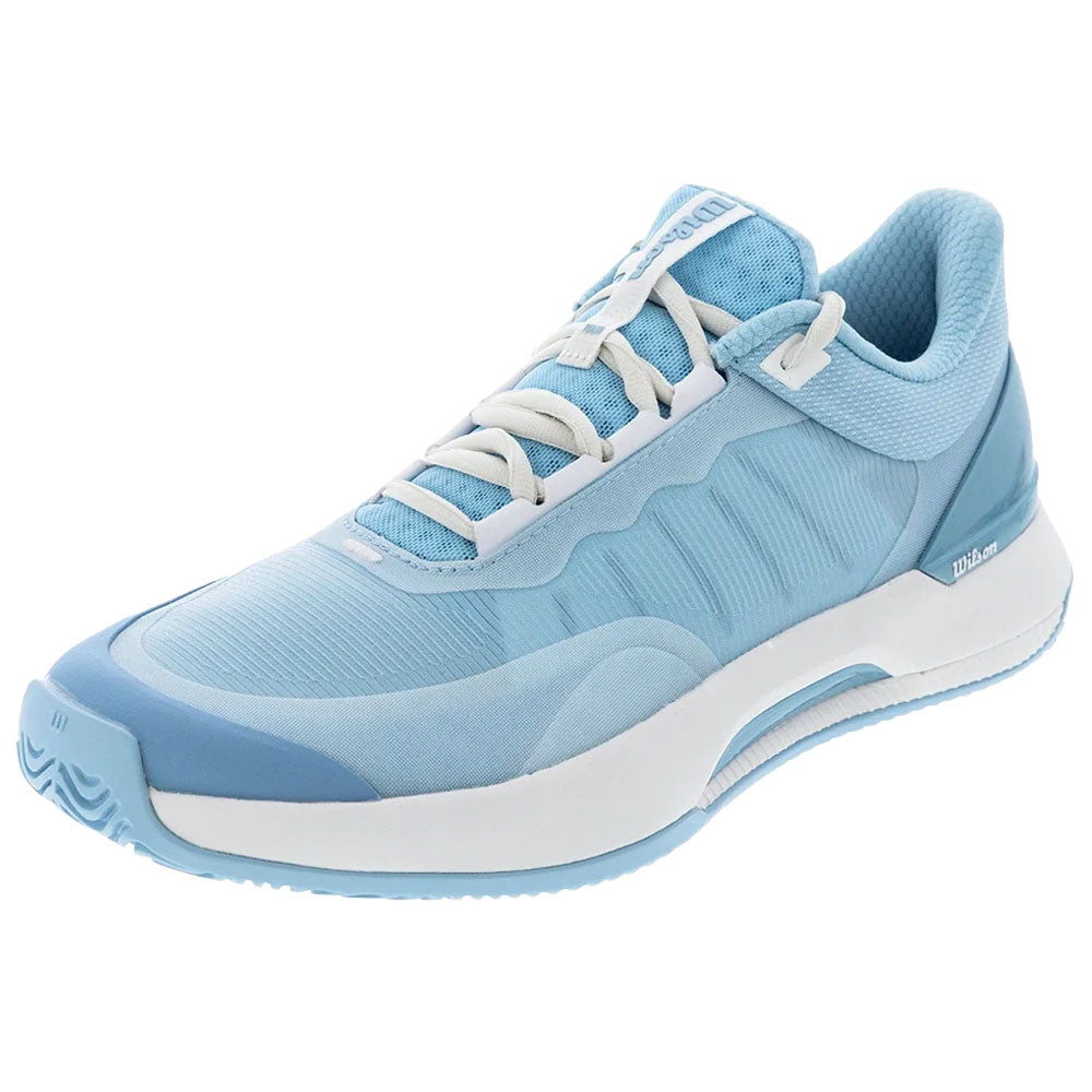 Wilson Women's Intrigue Tour Tennis Shoes Airy Blue/White
