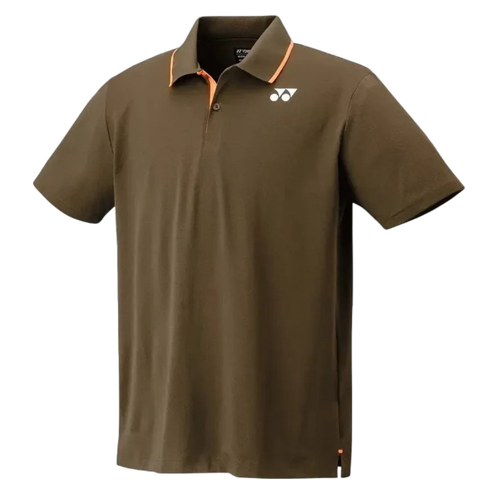Yonex 10628 Men's Shirt , Olive Brown