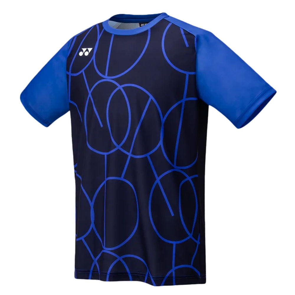 Yonex 16742 Men's Badminton Shirt , Dark Navy