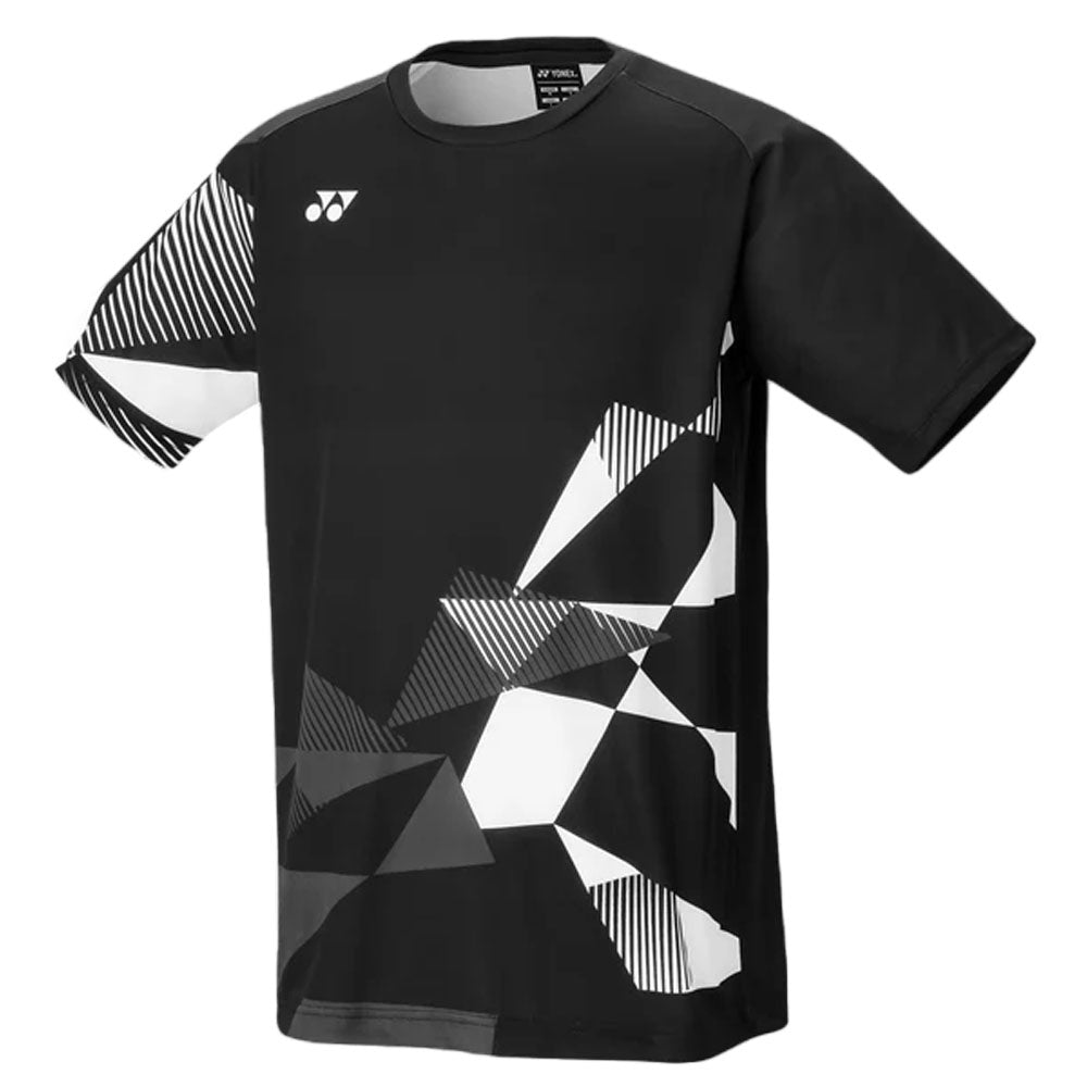 Yonex 16744 Men's Badminton Shirt , Black
