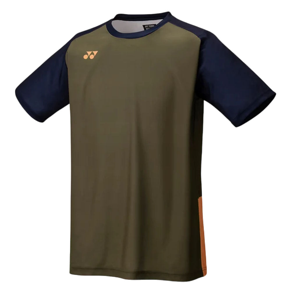 Yonex 16745 Men's Badminton Shirt , Oil Brown
