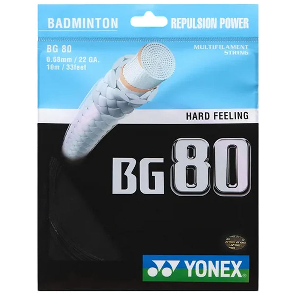 Yonex BG-80 Badminton String , Black