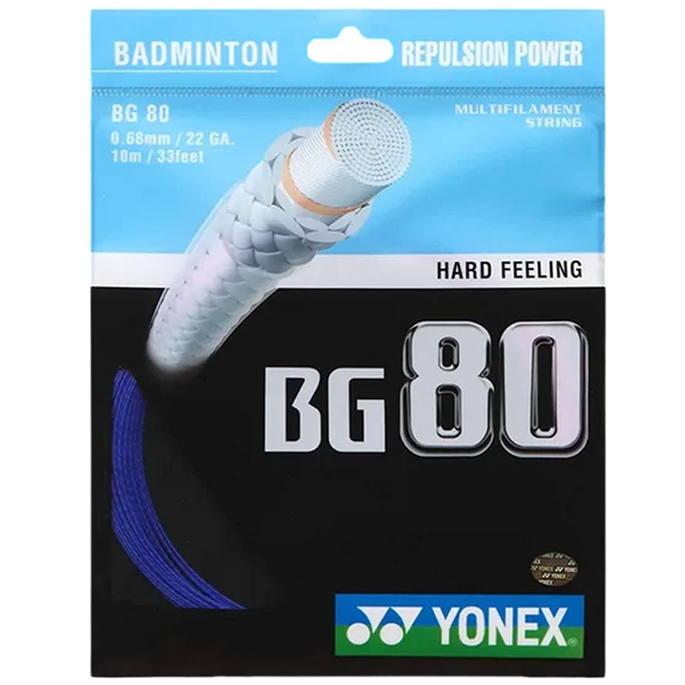 Yonex BG-80 Badminton String , Royal Blue