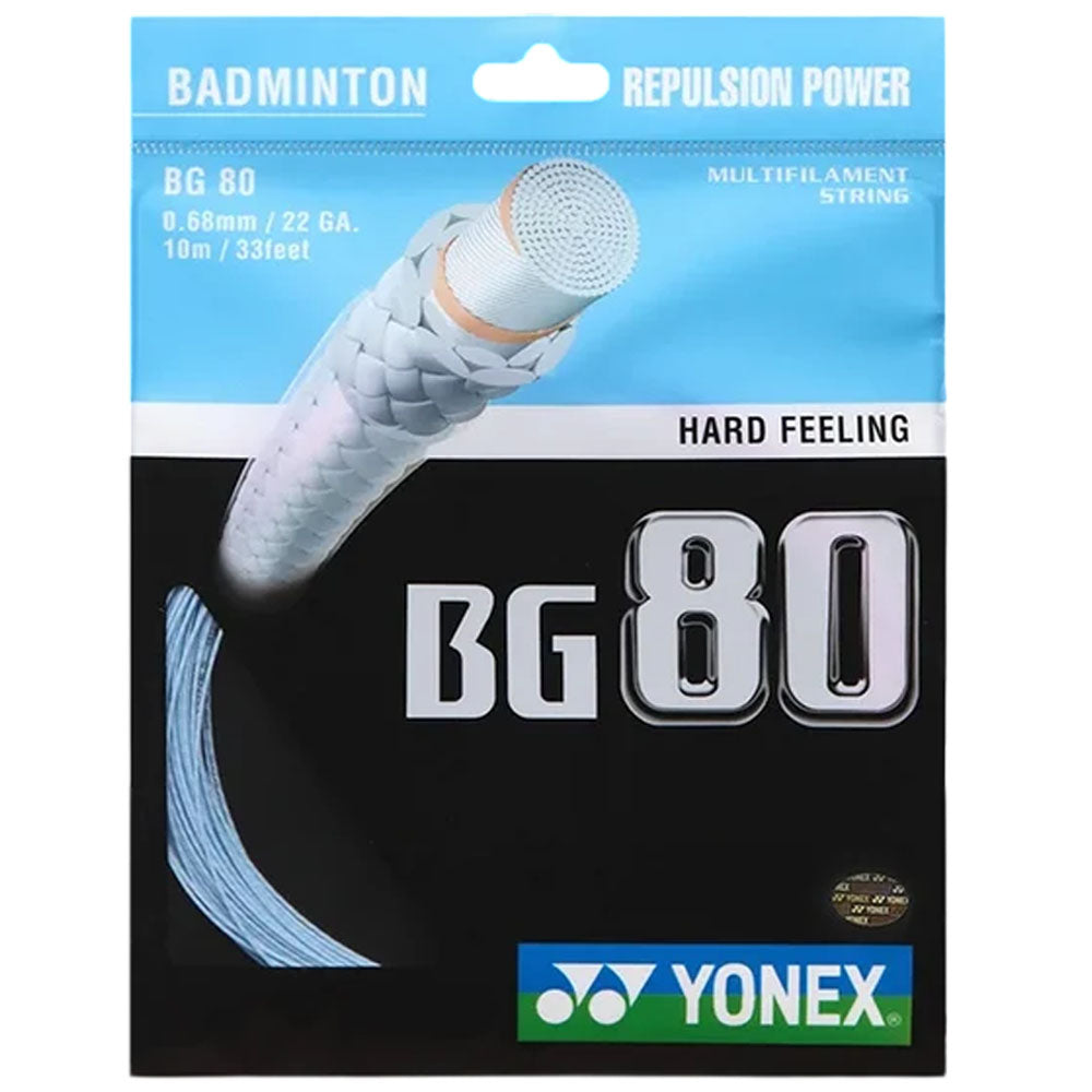 Yonex BG-80 Badminton String , Sky Blue