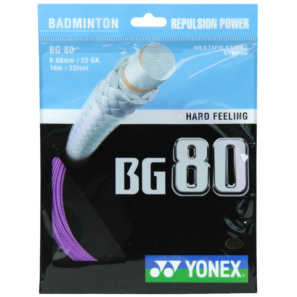 Yonex BG-80 Badminton String , Violet