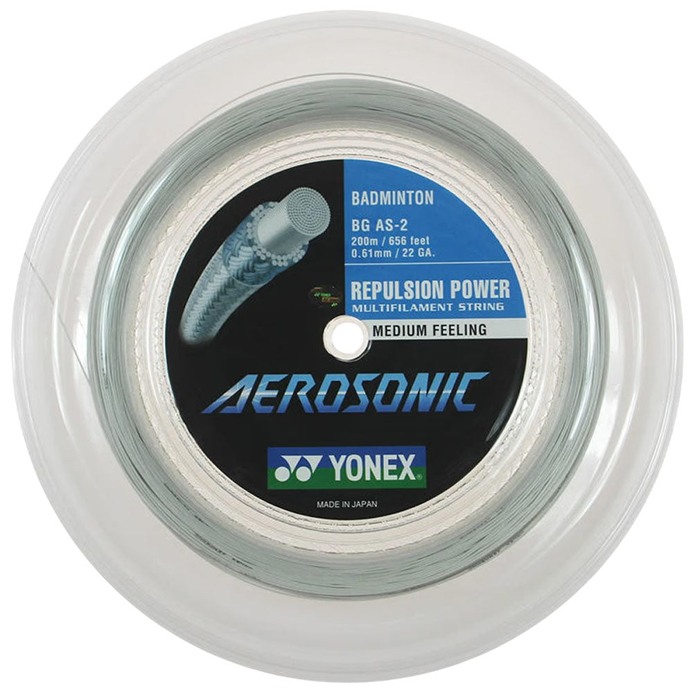 Yonex BG-AS Aerosonic Badminton Reel , White