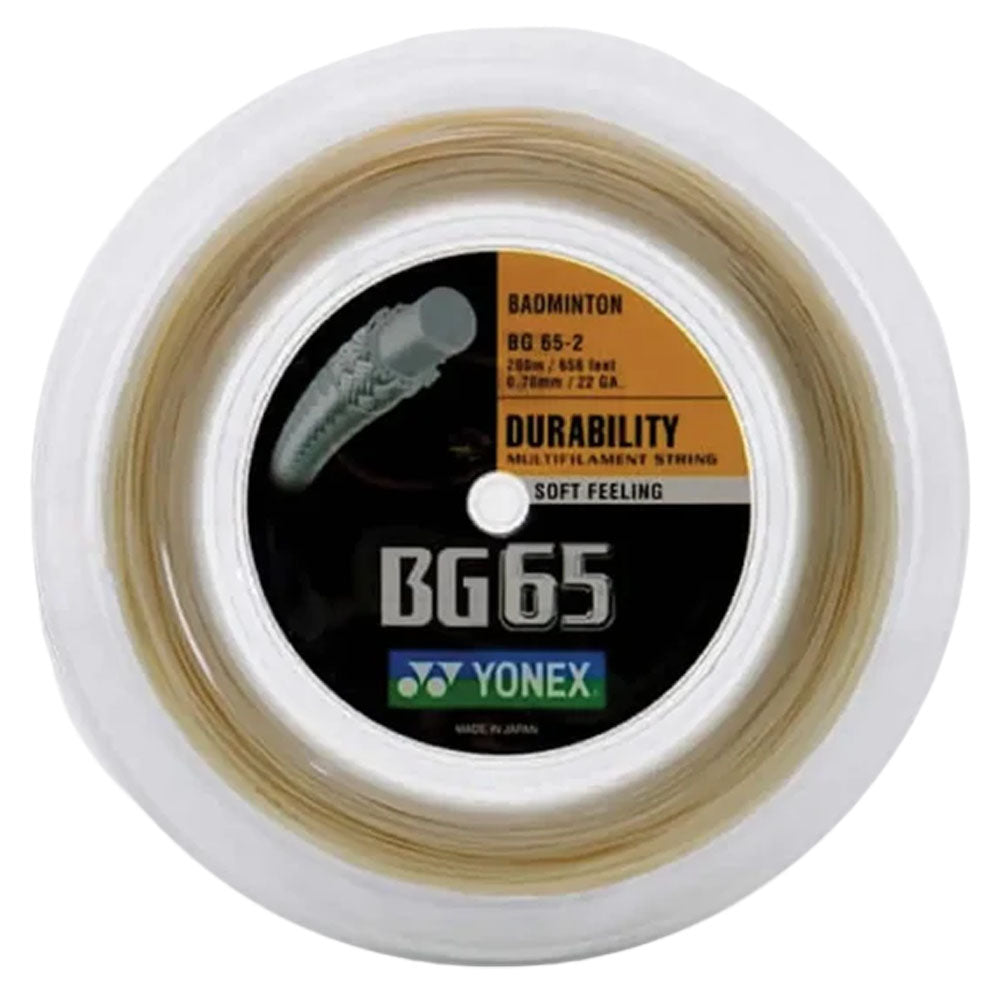 Yonex BG 65 Badminton Reel , Amber