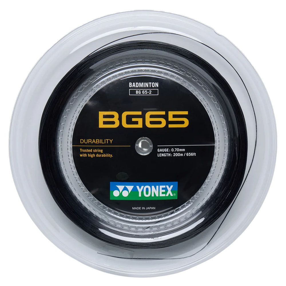 Yonex BG 65 Badminton Reel , Black